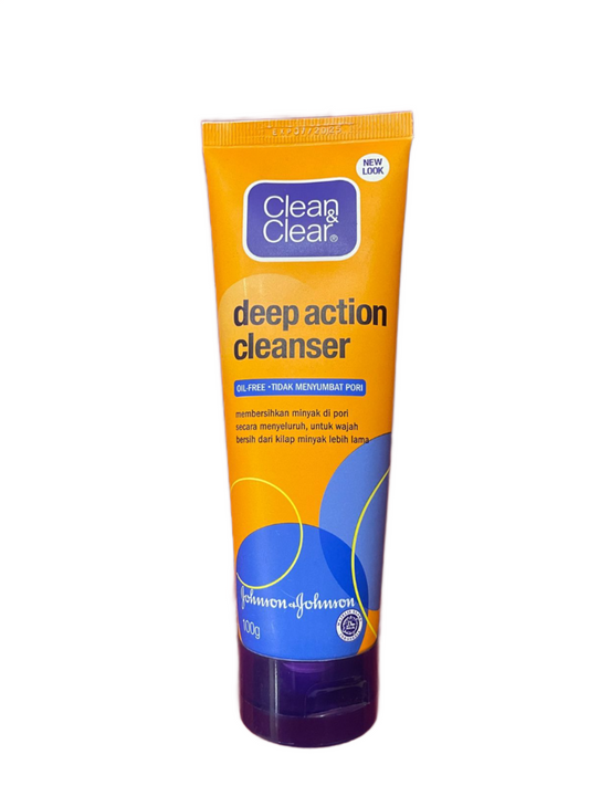 Clean & Clear Deep Action Cleanser, 100 g