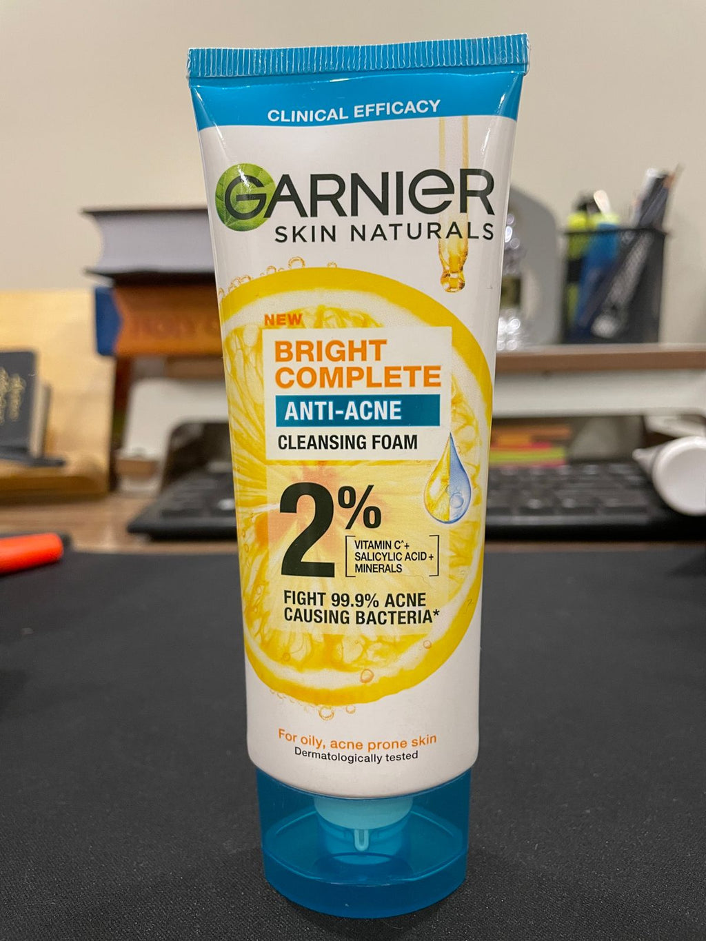 Garnier Pure Active Anti-Acne Cleansing Foam, 100 ml