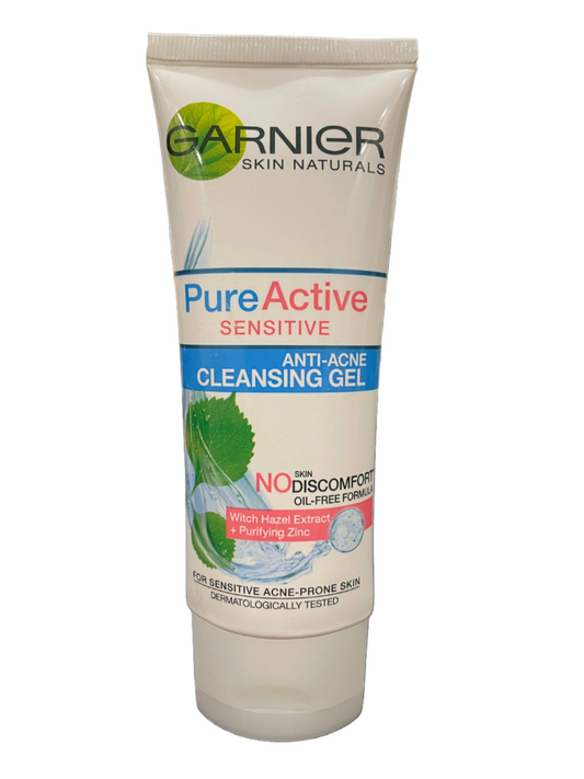 Garnier Pure Active Anti-Acne Cleansing Gel, 100 ml