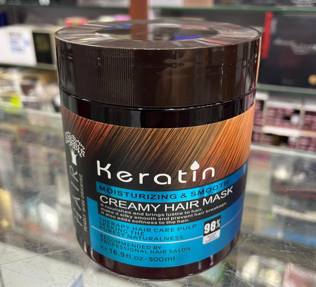 Keratin Moisturizing & Smooth Creamy Hair Mask, 500 ml