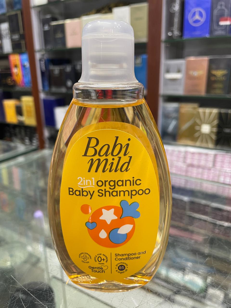 Babi Mild 2-in-1 Organic Baby Shampoo, 400 ml