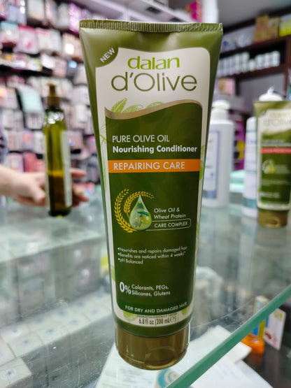 Dalan d'Olive Pure Olive Oil & Wheat Protein Care Complex Nourishing & Repairing Care Conditioner, 200 ml