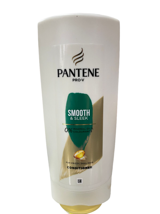 Pantene Pro-V Smooth & Sleek 0% Mineral Oils Conditioner For Frizzy Dull Hair, 750 ml