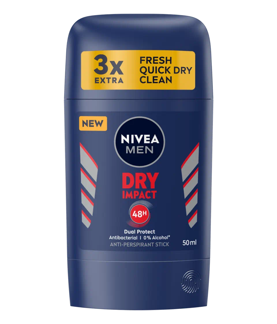 Nivea Men Dry Impact Anti-Perspirant Stick, 50ml