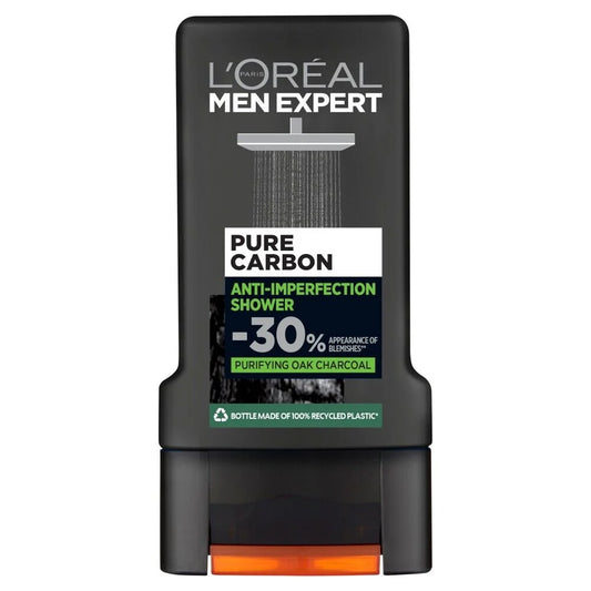 L'Oreal Men Expert Shower Gel Pure Carbon Anti-Imperfection, 300ml