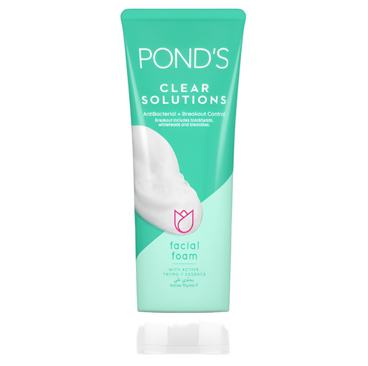 Pond's Clear Solutions Facial Foam, 100 ml