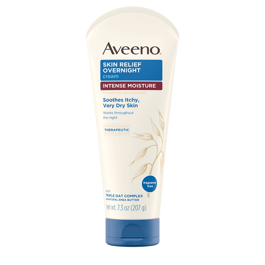 Aveeno Skin Relief Overnight Cream, 207 g