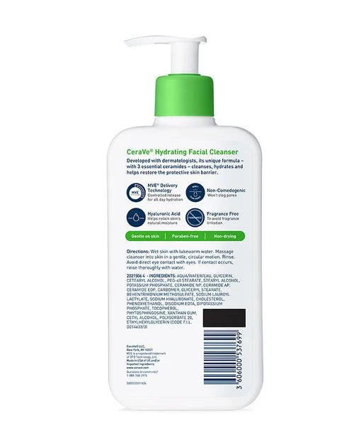 CeraVe Hydrating Facial Cleanser 355ml in Pakistan