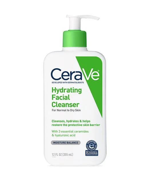 CeraVe Hydrating Facial Cleanser, 355 ml