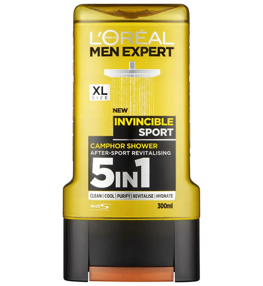 L'Oreal Paris Men Expert Invincible Sport Shower Gel, 300 ml