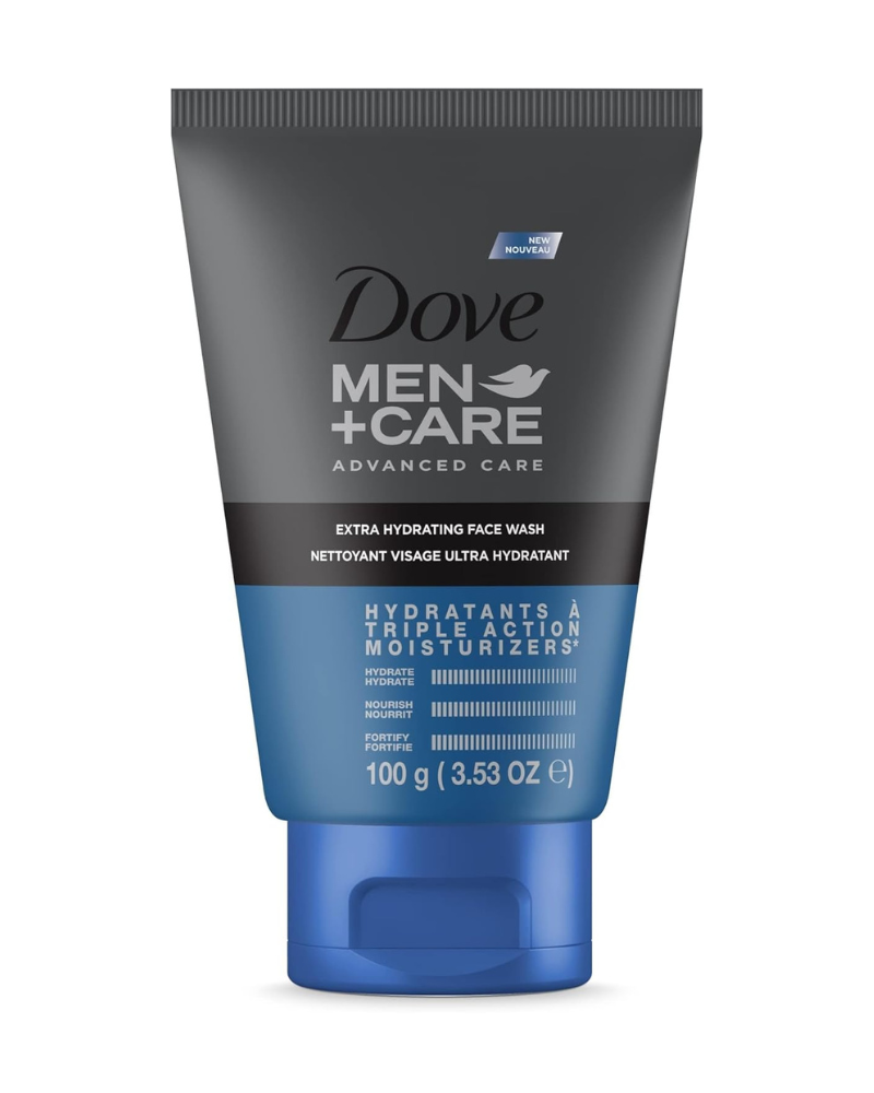 Dove Men+Care Extra Hydrating Face Wash 100g in Pakistan – Men’s Moisturizing Facial Cleanser