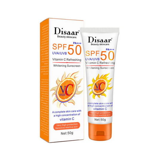 Disaar Vitamin C Refreshing Whitening Sunscreen Spf 50 Pa+++, 50g