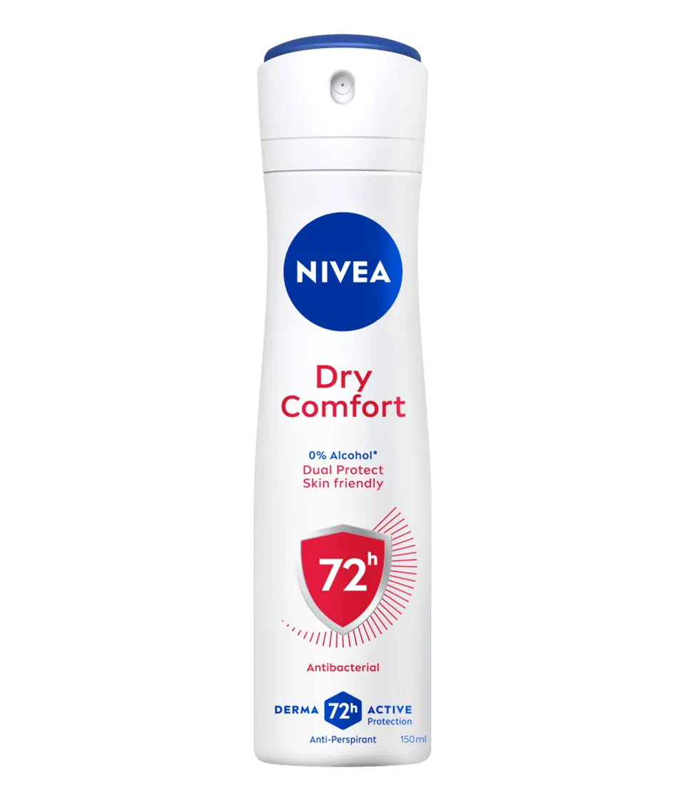 Nivea Dry Comfort Body Spray, 150 ml