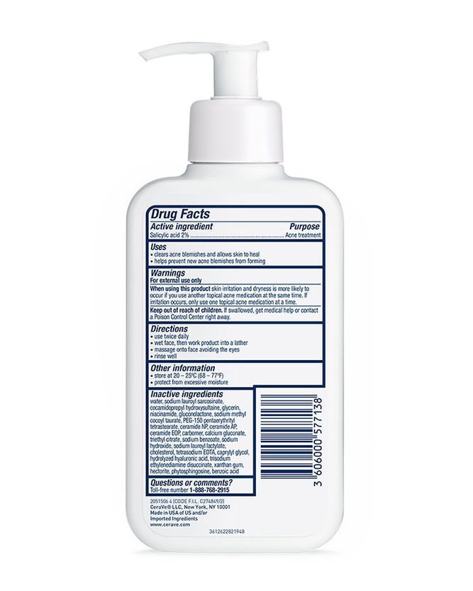CeraVe Acne Control Cleanser, 237 ml
