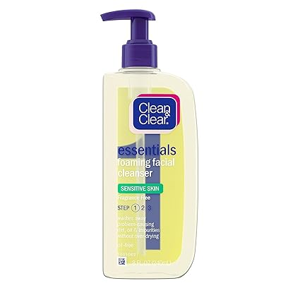 Clean & Clear Essentials Foaming Facial Cleanser, 240 ml