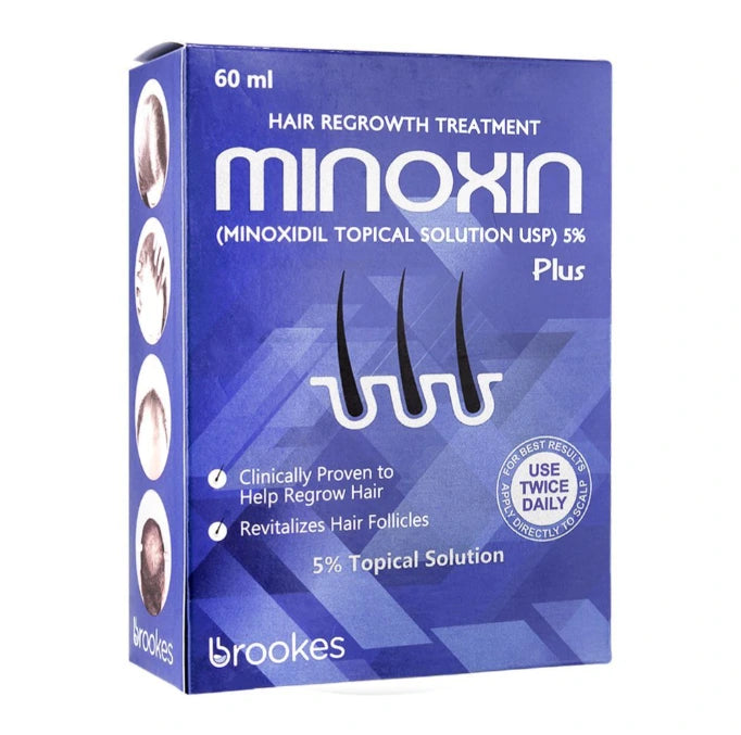 Minoxin Hair Regrowth Treatment (Minoxidil 5% Topical Solution) - 60ml
