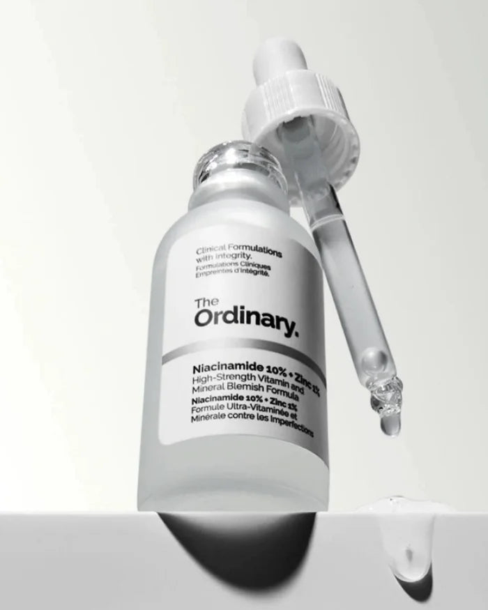 The Ordinary Niacinamide 10% + Zinc 1% Serum High Strength Vitamin and Mineral Blemish Formula, 30 ml