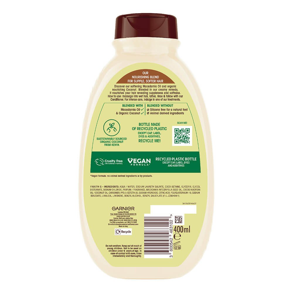 Garnier Coconut Milk Shampoo, 400 ml