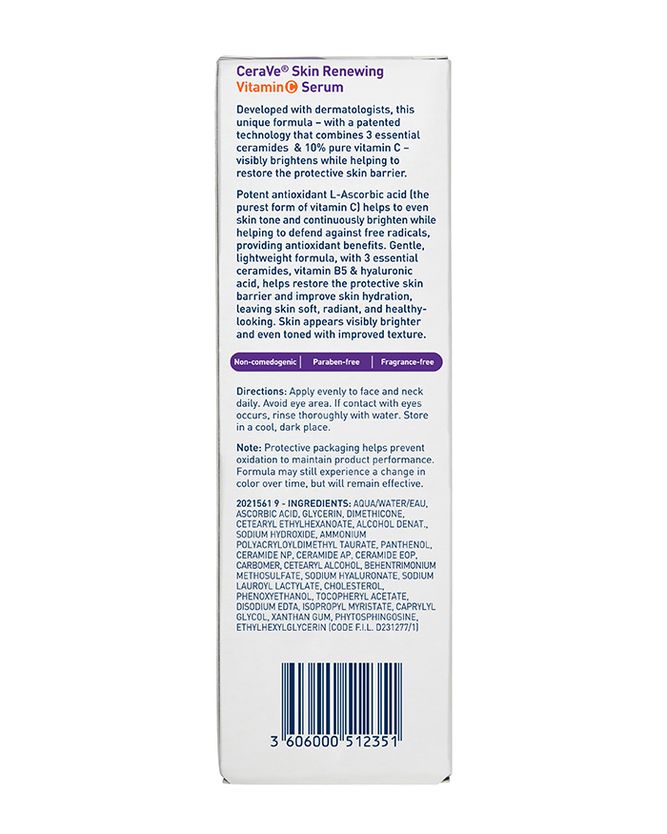 CeraVe Skin Renewing Vitamin C Serum, 30 ml