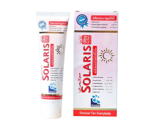 Solaris Ultra Sunblock Cream SPF-60+ in Pakistan – High SPF Sun Protection for Healthy Skin