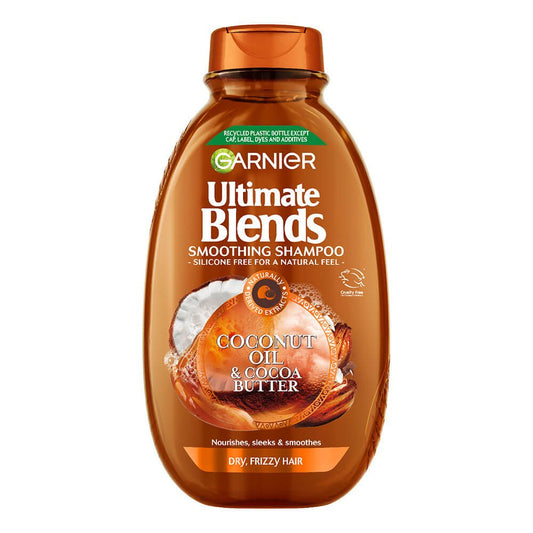 Garnier Ultimate Blends Cocoa Butter & Coconut Oil Shampoo, 400 ml