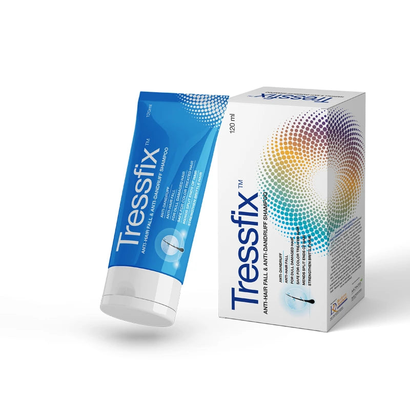 Tressfix Anti Hairfall & Anti-Dandruff Shampoo 120ml in Pakistan – Hair Strengthening & Dandruff Care